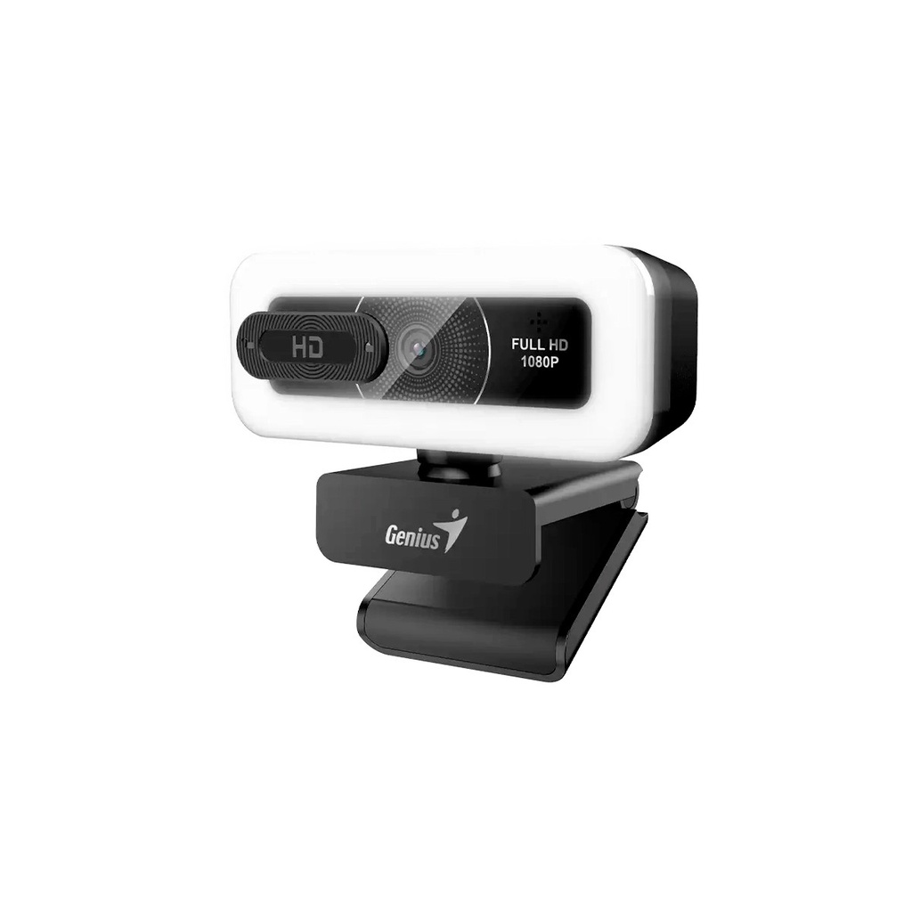 CAMARA GENIUS FACECAM LIGHT 1080P FHD USB-A USB-C CON CUBIERTA DE PRICACIDAD BLACK