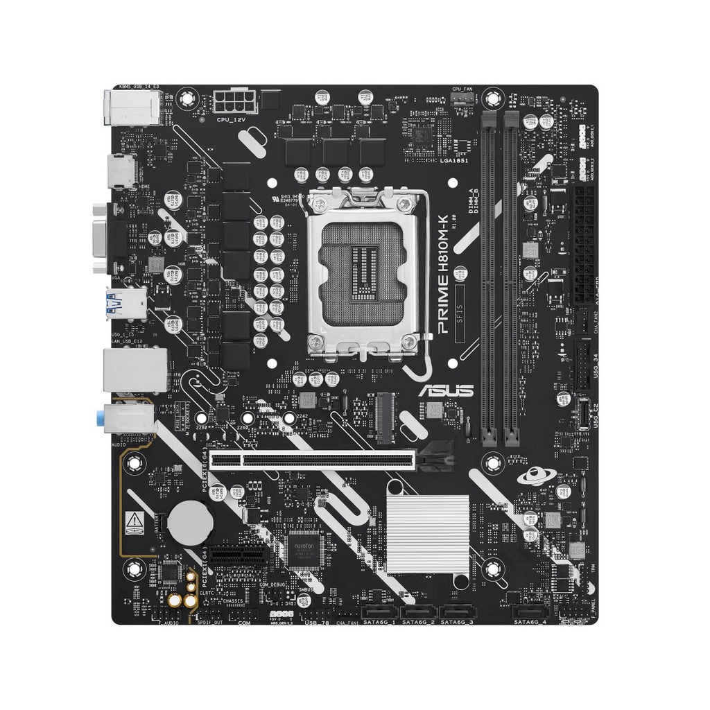 MAINBOARD ASUS/PRIME H810M-K LGA1851 DDR5 PCIE 4.0 M.2