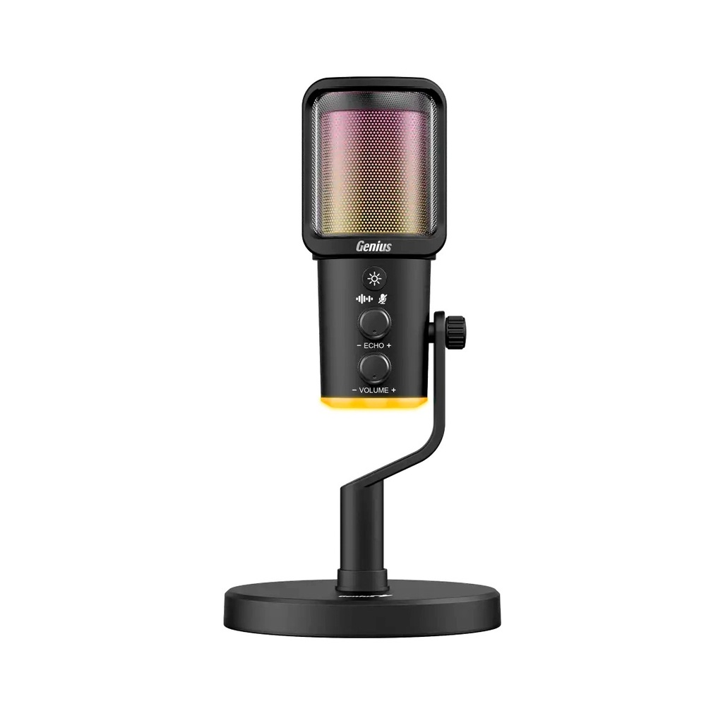Microfono Genius MIC-S400U Streaming USB-A USB-C RGB Black