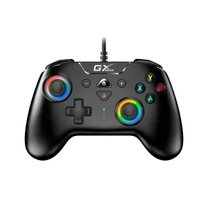 [JOYGENMFGX23UVB] GAME PAD GENIUS MaxFire GX-23UV USB RGB MOTOR VIVRACION 2 PC Y PS3-4 4Bot. 