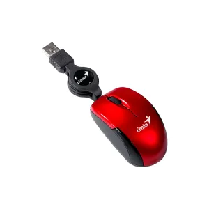 MOUSE GENIUS RS2 MICRO TRAVELLER V2 WIRED USB 1200 DPI RUBY