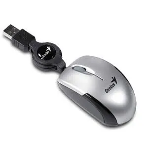[TS-002321] MOUSE GENIUS MICRO TRAVELLER USB PLATEADO