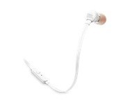 [JBLT110WHTAME] JBL - Headphones - T110 Wired In-ear White (S. Am