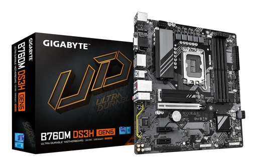 [9MB76MS55-00-G10] Gigabyte - Motherboard - B760M DS3H GEN5 G10