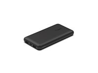 [BPB011btBK] Belkin - Cargador portátil - 10000 mAh - 15 vatios - 3 conectores de salida (24 pin USB-C, 2 x USB) - negro