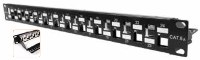 [NAW-PNEL6A24] Nexxt - Modular Patch Panel - Cat6A - 24P for SFTP Keys Jack - Rack