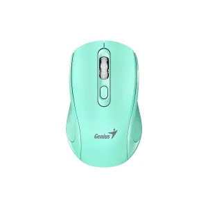 MOUSE GENIUS NX-8025S WIRELESS DIS. ERGO. SILENT AI COPILOT 4 BOTONES AQUAMARINE
