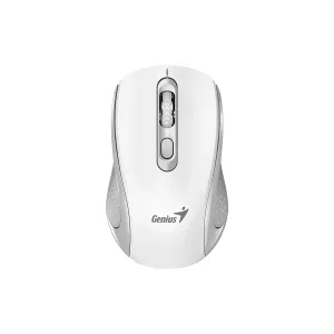 [MOUGENNX8025WG] MOUSE GENIUS NX-8025S WIRELESS DIS. ERGO. SILENT AI COPILOT 4 BOTONES WHITE-GRAY