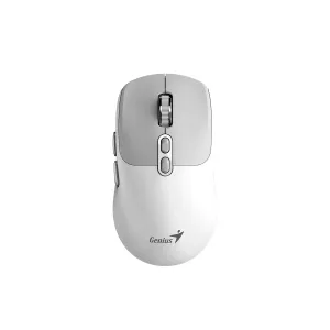 [MOUGENNX8080SWG] MOUSE GENIUS NX-8080S BT AI COPILOT DUAL WIRELESS SILENT 7-BOT WHITE-GRAY