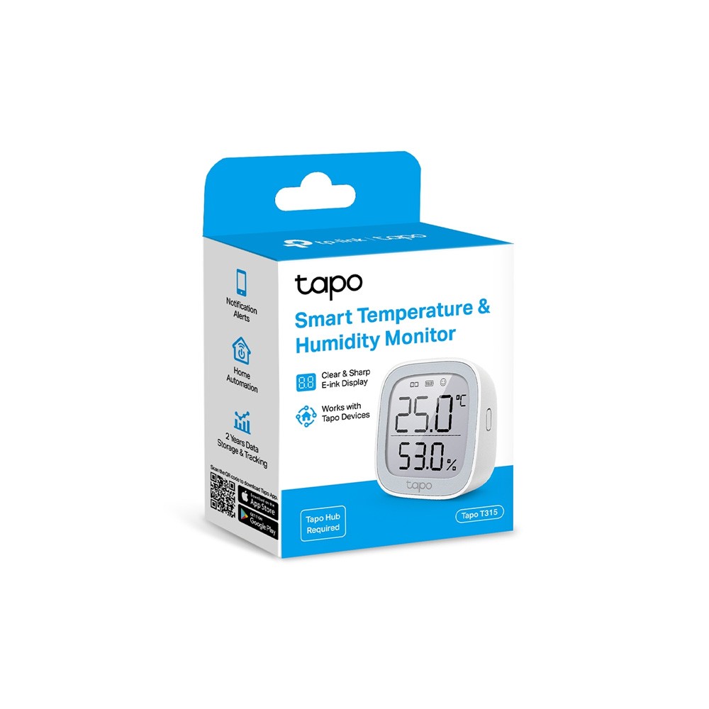 SENSOR DE TEMPERATURA TP-LINK TAPO T315 /INTELIGENTE /HUMEDAD /MEDICION TIEMPO REAL