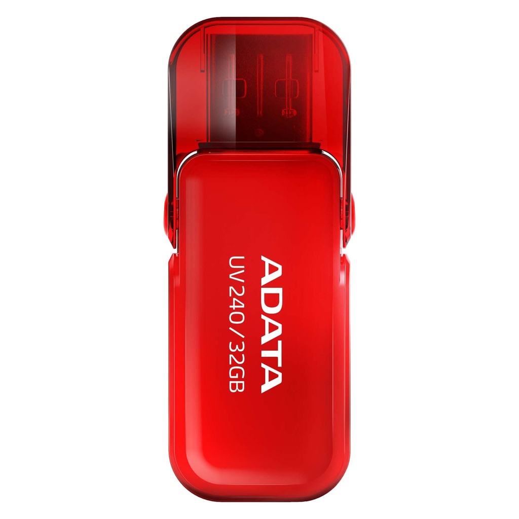 FLASH MEMORY ADATA 32GB UV240 USB 2.0 ROJO