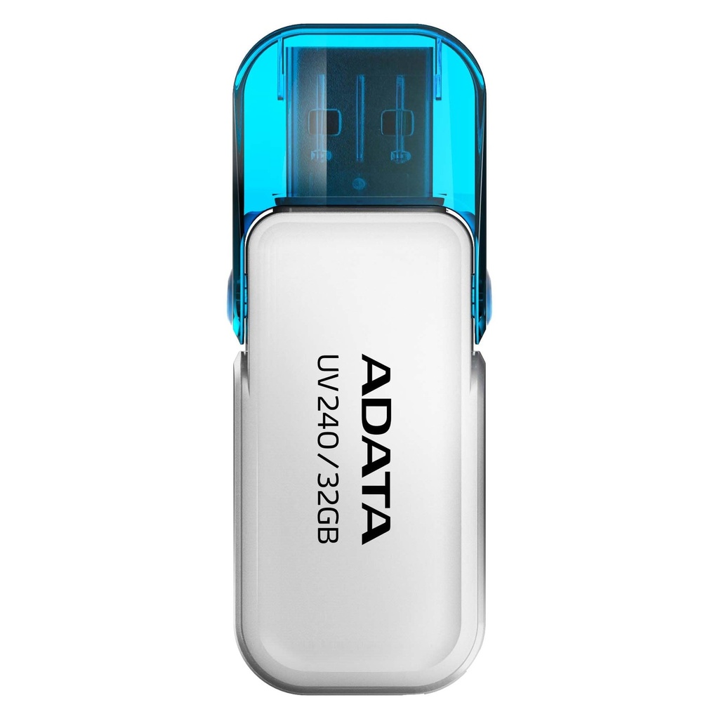 FLASH MEMORY ADATA 32GB UV240 USB 2.0 BLANCO