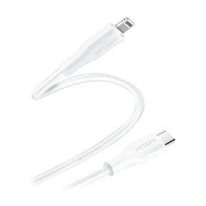 [CABARGCB-0072WT] CABLE ARGOM SILICOM TYPE-C TO LIGHTNING 30W 1.8MTS DURA FLEX WHITE