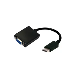 [ADAARGCB-0056BK] ADAPTADOR ARGOM DISPLAY PORT TO VGA 15CM NEGRO