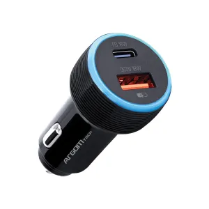 [ADAARGAC-0118BK] CAR CHARGER ARGOM FORCE C1 38W PD TYPE-C - USB BLACK