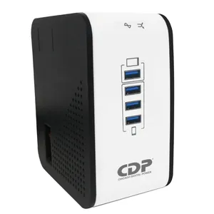 [REGCDPR2CUAVR18] REGULADOR CDP R2CU-AVR1008 1000VA-500W-ENTRADA-SALIDA 110VAC-8 NEMA 5-15R-4USB
