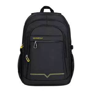 [MALXIMM2263BLKG] MOCHILA NOTEBOOK XINWEIAO NYLON 15.6INC. NEGRA CON LOGO GREEN