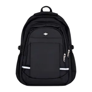 [MALXIMM2501BLKS] MOCHILA NOTEBOOK XINWEIAO NYLON 15.6INC. NEGRA CON LOGO SILVER