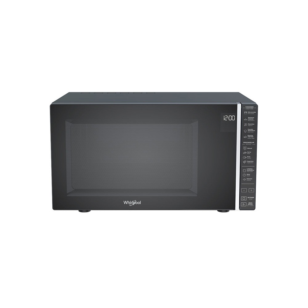 MICROONDAS WHIRLPOOL/WM1811B 30 LITROS CONTROL DIGITAL 7 NIVELES  900W NEGRO