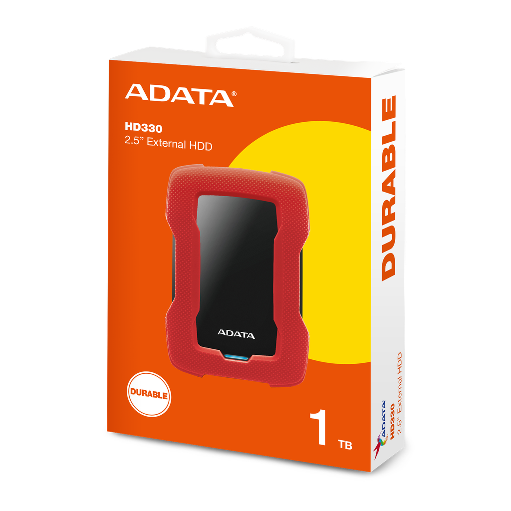 DISCO DURO ADATA HD330-1TB ANTISHOCK USB-3.2 RED EXTERNO