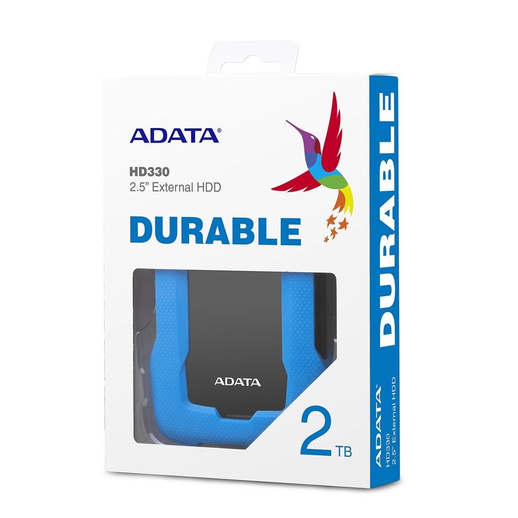 DISCO DURO ADATA HD330-2TB ANTISHOCK USB-3.2 BLUE EXTERNO