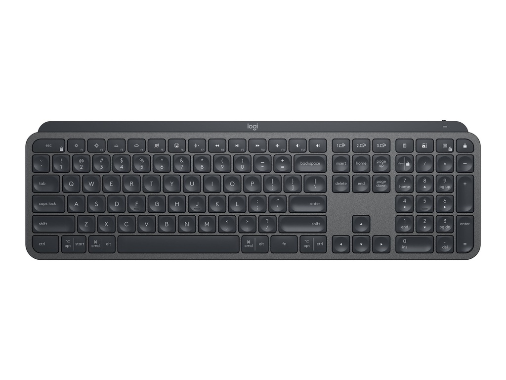 TECLADO LOGITECH MX KEYS S GRAFITO SPA USB LOGI BOLT-BT-MUL. DISP. - RECARG-RETR.ILUM