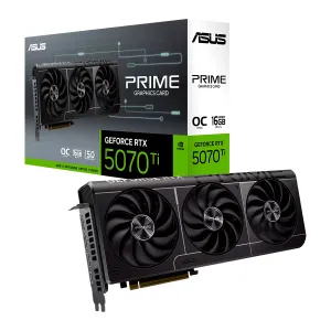 [VIDASUV0MF0MVAA] VIDEO ASUS PRIME GeForce RTX-5070 TI OC Edition 16GB GDDR7 256BIT HDMI 3DP 3Vent PCIe 5.0