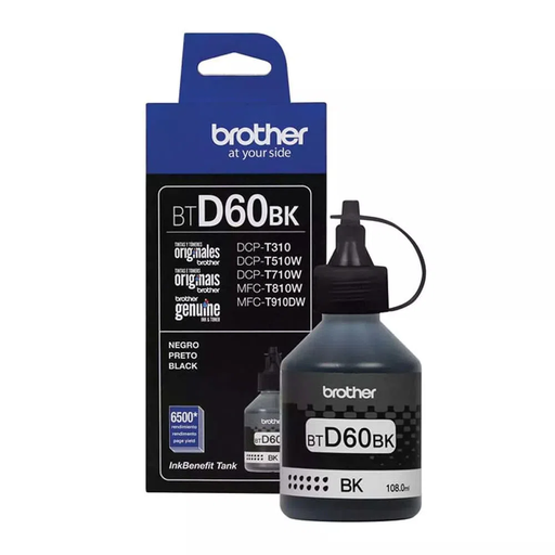 [BTD60BK] BROTHER BLACK INK BOTTLE