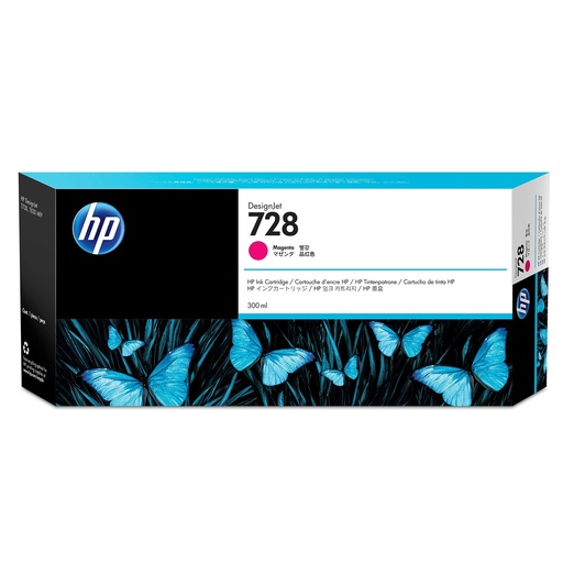 [S-F9K16A] HP 728 300-ml MAGENTA INK CRTG