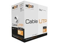 Nexxt Solutions Infrastructure - Outdoor UTP Cat5e - Cable 4P 24AWG - CMX - 305m / 1000ft - negro