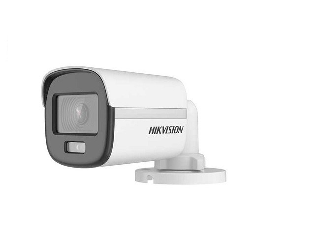 Hikvision 2 MP Smart Hybrid Light with ColorVu Audio Fixed Mini Bullet Camera - Switchable signals (TVI/AHD/CVI/CVBS) - 