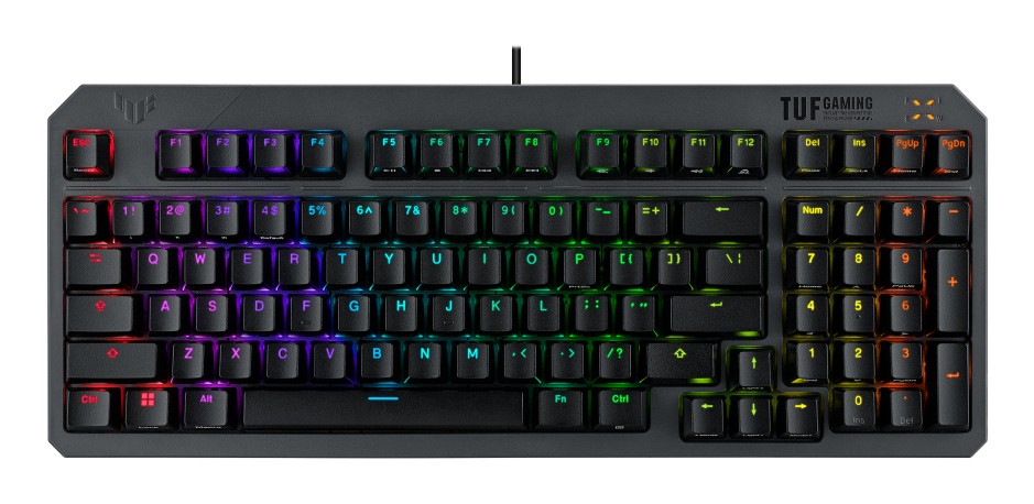 Teclado ASUS TUF Gaming K3 Gen II Wired RGB Black