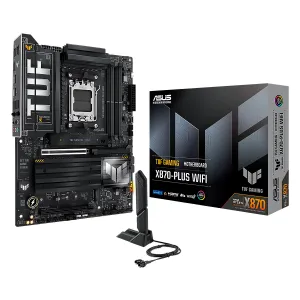 [MBOASUX870PLSWF] MBO ASUS TUF GAMING X870-Plus WIFI AMD AM5 4DDR5 WIFI HDMI 2USB4 4M.2 10USB PCIe5.0-4.0 ATX