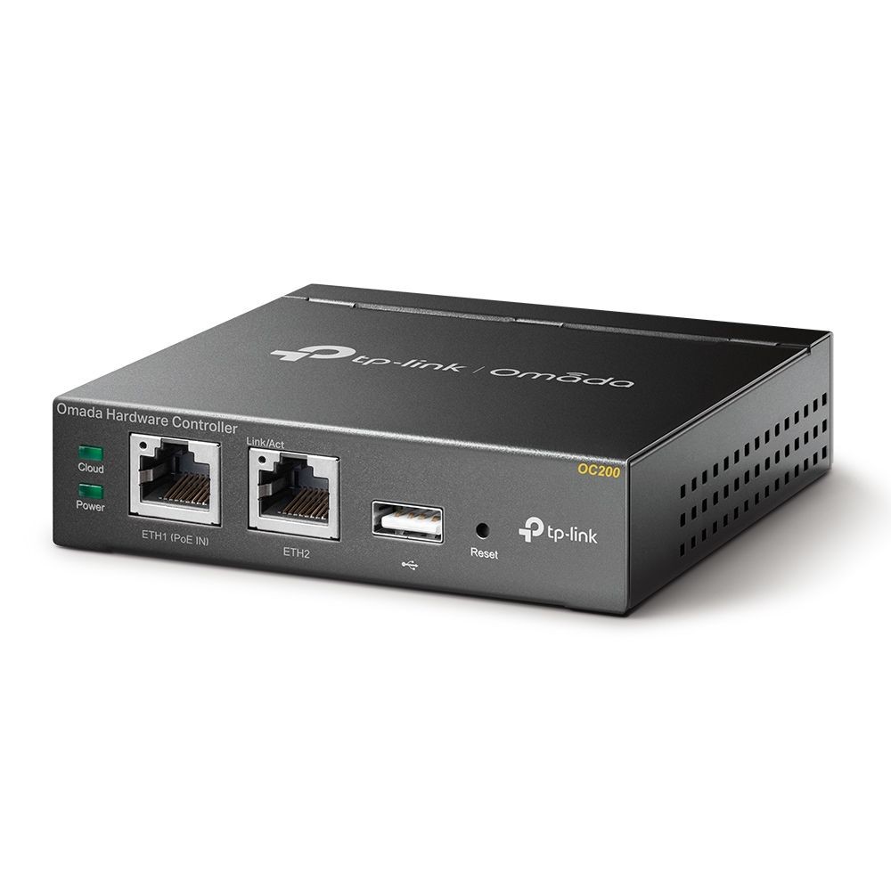 CONTROLADOR CLOUD TP-LINK OMADA OC200, CENTRALIZED MANAGEMENT FOR OMADA EAPS, MARVELL, 2 FAST ETHER