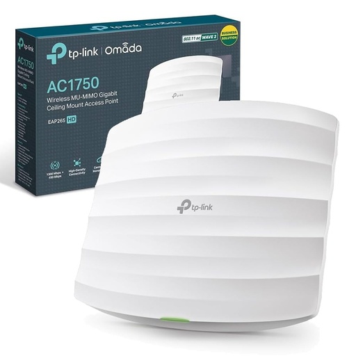 [TS-000073] ACCESS POINT AC1750 MBPS MU-MIMO WIFI GIGABIT ALTA DENSIDAD OMADA