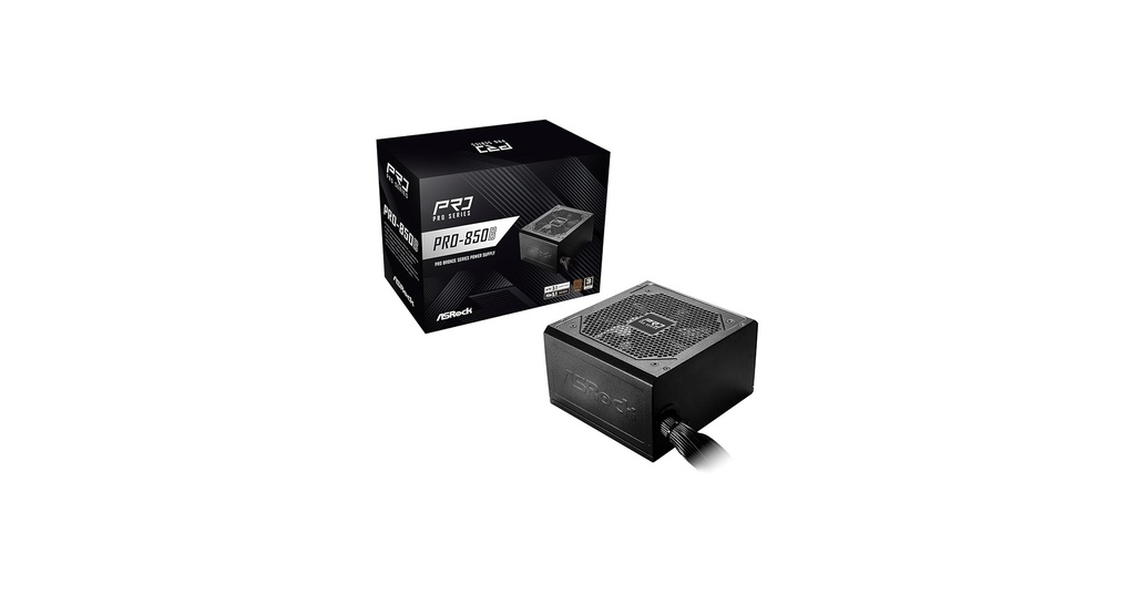 POWER SUPPLY ASROCK Pro Series 850W PRO-850B 80 Plus Bronze