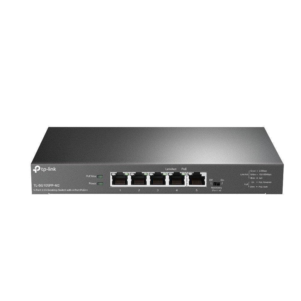 Switch TP-Link 5-Port 2.5G Desktop with 4-Port PoE Plus-Plus