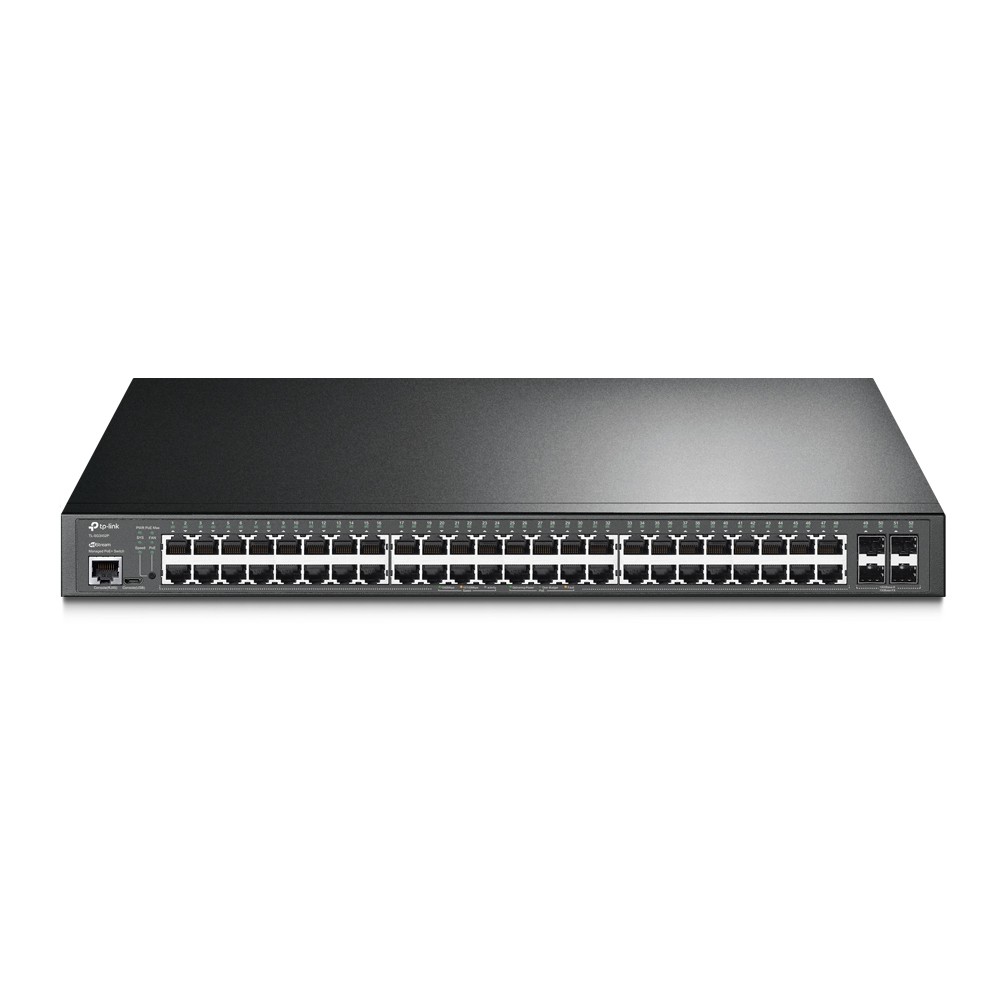 SWITCH TP-LINK TL-SG3452 JETSTREAM 48P GIGABIT PoE L2 MANAGED CON 4SLOT SFP GRIS