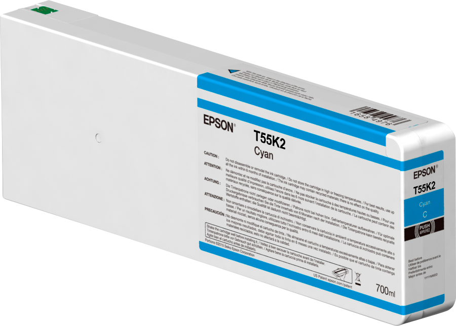 CARTUCHO EPSON T55K2 CYAN HDX-HD 700ML