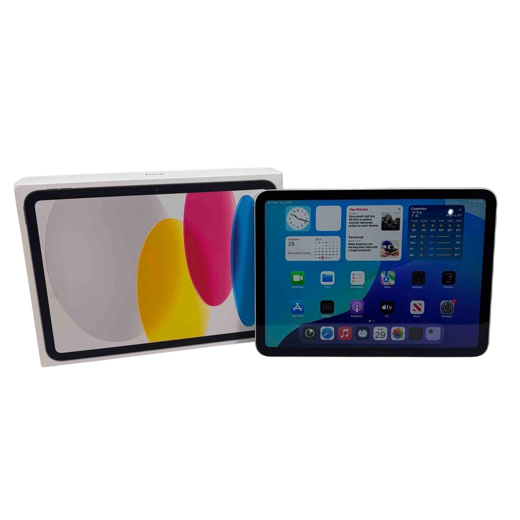 IPAD APPLE A16 Bionic 6GB 128GB 11Inch Wi-Fi BT USB-C 2Cam iPadOS Silver
