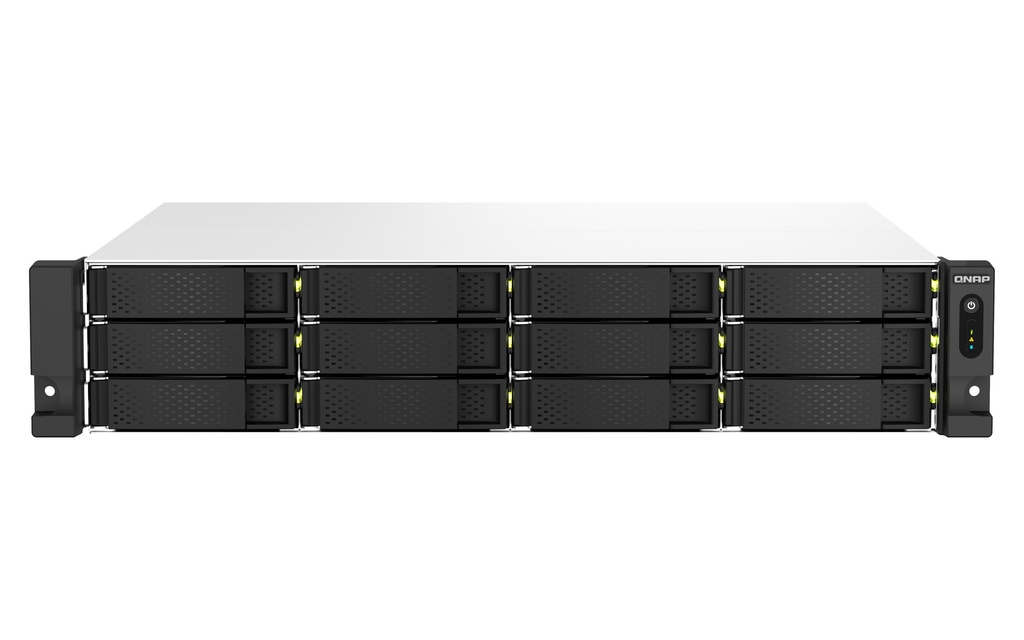 NAS STORAGE QNAP TS-1264U-RO-4G 12BAY Celeron N5095 8GB HOT-SWAP 2USB3.2 LAN-2.5GB RACK