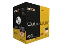 Nexxt Enterprise Cat6 U/UTP Cable 4P 23AWG CM 305m BL