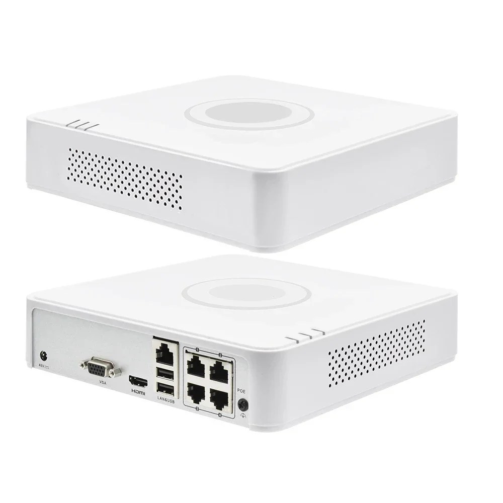 Hikvision DS-7104NI-Q1/4P - NVR - 4 canales - en red - 1U