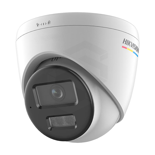CAMARA IP TURRET CON LUZ HIBRIDA COLOR VU 4MP L 28MM CON MICROFONO DUAL LIGHT