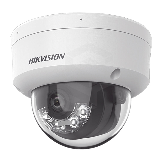 CAMARA IP DOMO LUZ HIBRIDA 4MP L 2,8MM H265+ ACUSENSE CON MICROFONO