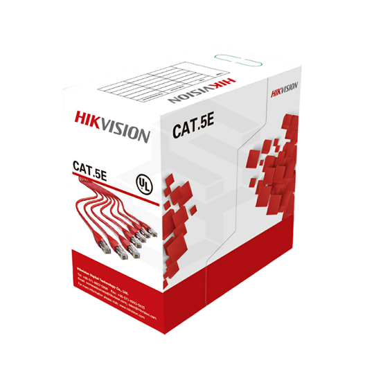ROLLO DE CABLE UTP CAT5E 305 MTS EXTERIOR HIKVISION