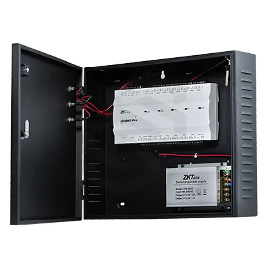 MODULO DE CONTROL DE ACCESO PARA 4 PUERTAS CON GABINETE Y FUENTE