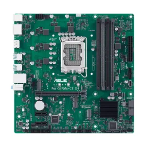 MBO ASUS PRO Q670M-CE D4-CSM 13VA-12VA LGA1700 4DDR4-3200 2DP HDMI 2M.2 6USB PCIE4.0 MATX