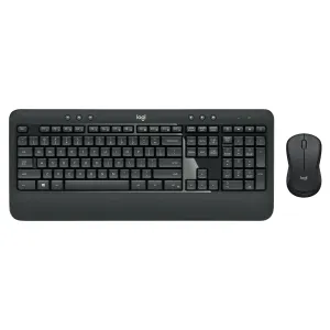 TECLADO-MOUSE COMBO LOGITECH MK540 ADVANCED WIRELESS USB INGLES NEGRO