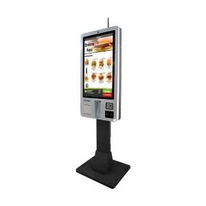 KIOSKO SAT TRANSACCIONAL Intel I5 8GB 256GB 32Inch Wifi RJ45 Imp. Termica Lector Barras WC NFC